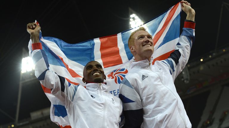 Mo Farah Greg Rutherford 2012