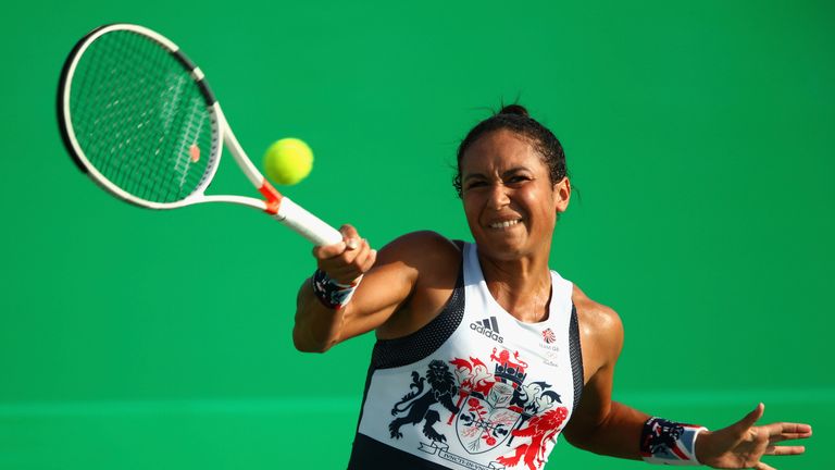 Heather Watson survives her opening singles match in Rio