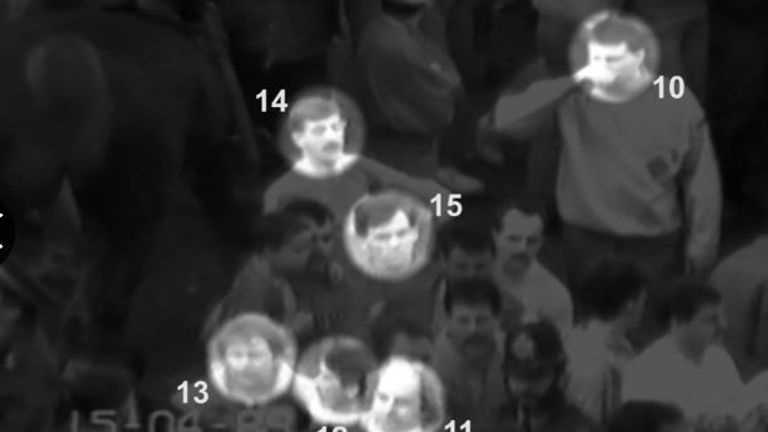 Anyone who recognises any of the people in these photos is asked to contact Operation Resolve on 0800 0 283284. Continue for more images 
