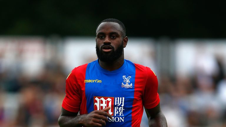 BROMLEY, ENGLAND - AUGUST 02:  Hiram Boateng of Crystal Palace in action during the Pre Season Friendly match between Bromley Town FC and Crystal Palace at