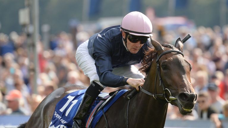 Seventh Heaven ridden by Colm O'Donoghue wins the Darley Yorkshire Oaks during day two of the 2016 Yorkshire Ebor Festival at York Racecourse. PRESS ASSOCI