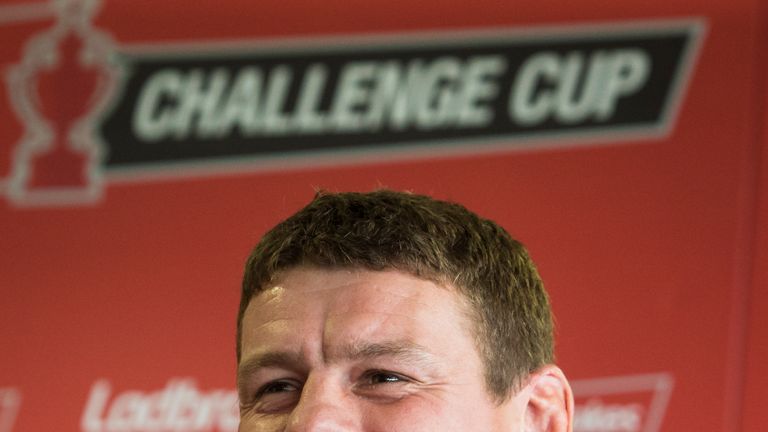 Hull FC head coach Lee Radford during a press conference at Doncaster Racecourse, Doncaster.