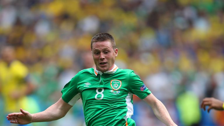 Republic of Ireland's James McCarthy during the UEFA Euro 2016, Group E match at the Stade de France, Paris