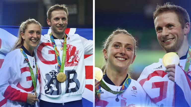 Jason Kenny equalled the British record of six Olympic titles on Tuesday after his fiance Laura Trott became the most successful female British Olympian.