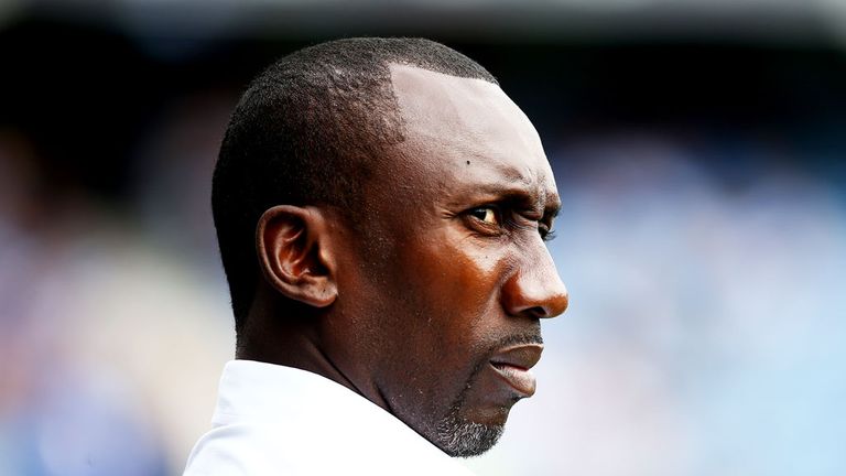 QPR manager Jimmy Floyd Hasselbaink