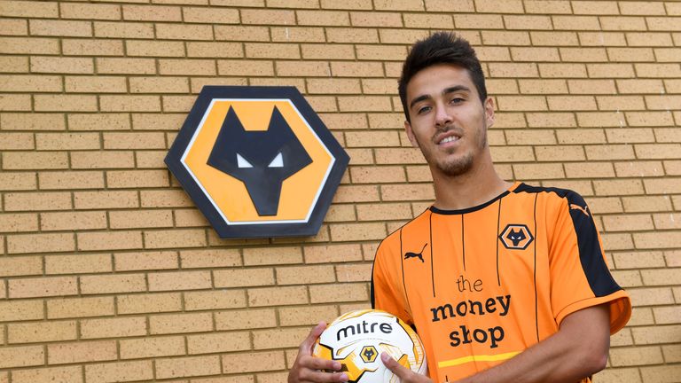 Joao Teixeira of Wolverhampton Wanderers at Molineux on August 1, 2016 in Wolverhampton, England