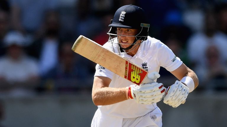Joe Root in action during the third Test between England and Pakistan