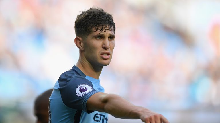 John Stones in action for Manchester City against Sunderland