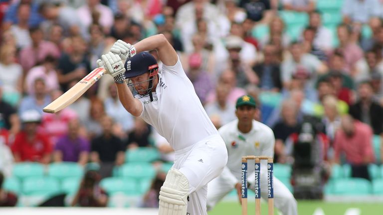 Jonny Bairstow of England plays a shot during day four of the 4th Investec Test match between England and Pakistan