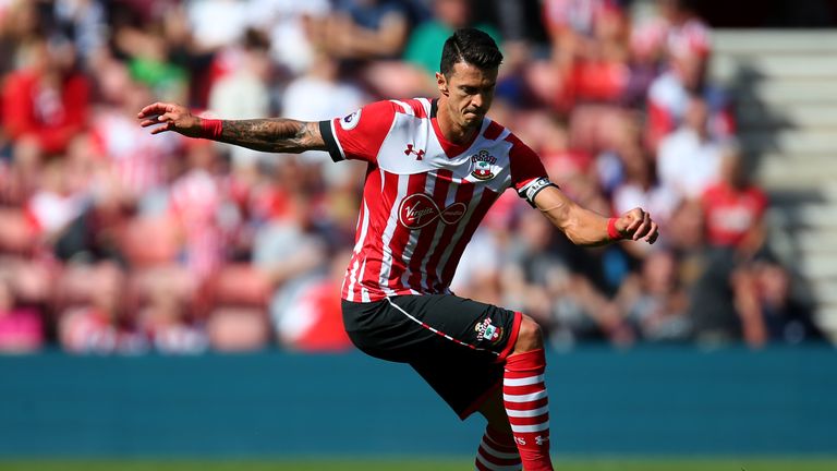 SOUTHAMPTON, ENGLAND - AUGUST 07:  Jose Fonte of Southampton in action during the pre-season friendly between Southampton and Athletic Club Bilbao at St Ma