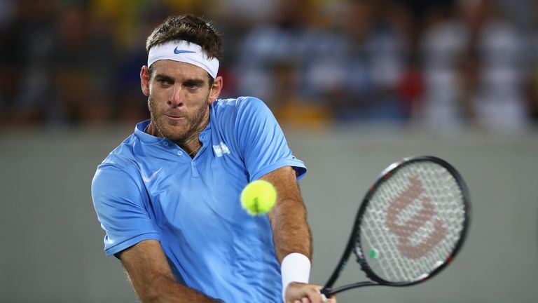 Del Potro won the US Open in 2009 and took the silver medal at the Olympics
