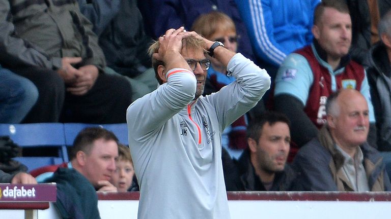Jurgen Klopp won't make any rushed decisions in the transfer market because of Liverpool's loss to Burnley