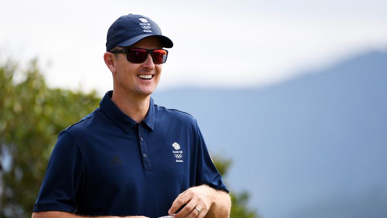 Justin Rose is all smiles after his historic hole in one
