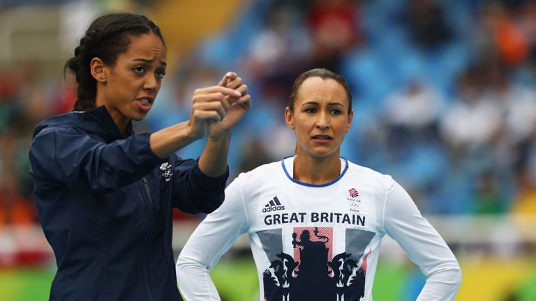 Katarina Johnson-Thompson and Jessica Ennis-Hill