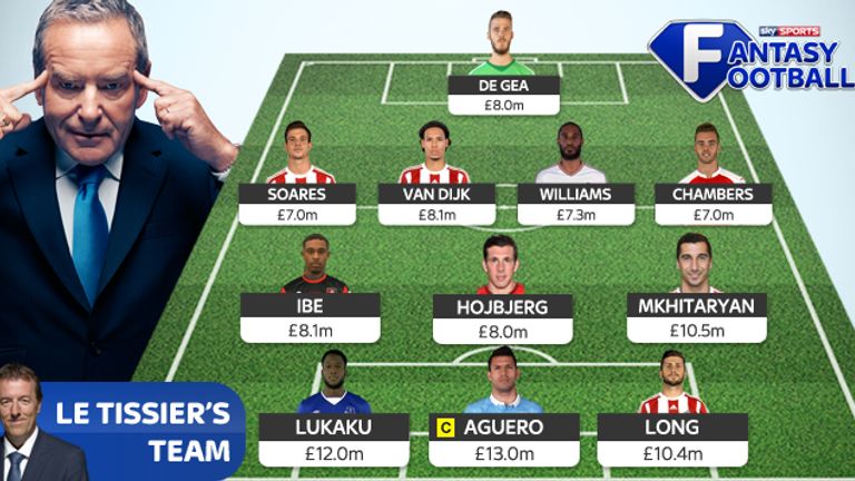 Matt Le Tissier names his Sky Sports Fantasy Football side
