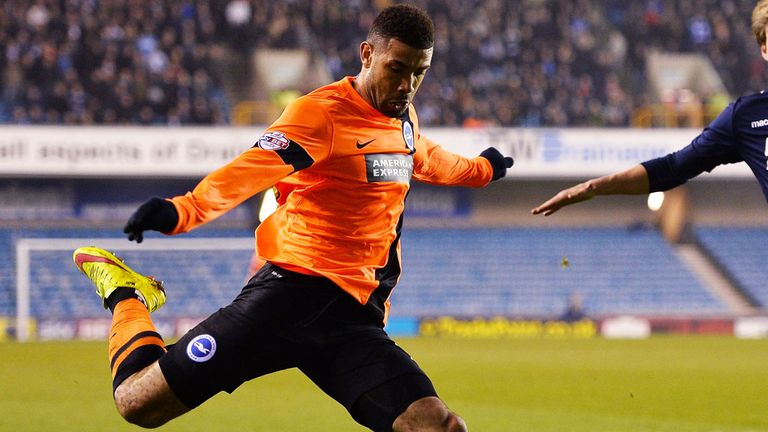 New Ipswich signing Leon Best in action for Brighton during a loan spell