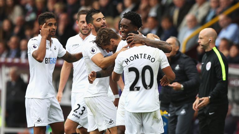 Leroy Fer scored the only goal of the game to give Swansea a opening three points
