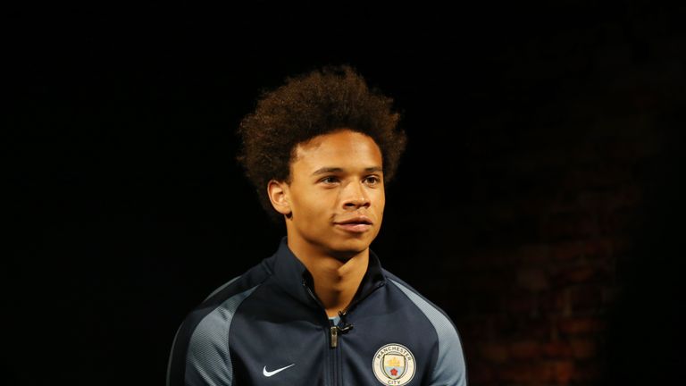 New Manchester City signing Leroy Sane speaking with CityTV