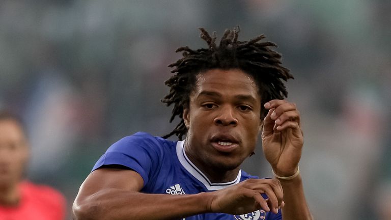VIENNA, AUSTRIA - JULY 16: Loic Remy of Chelsea in action during an friendly match between SK Rapid Vienna and Chelsea F.C. at Allianz Stadion on July 16, 