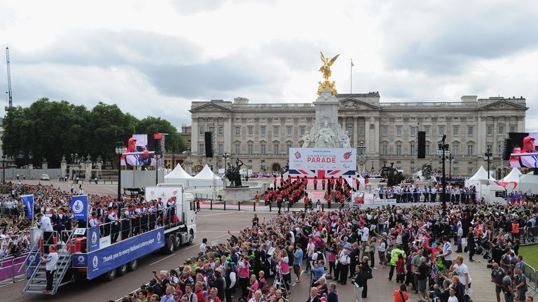 Team GB were honoured with a victory parade after the 2012 Games