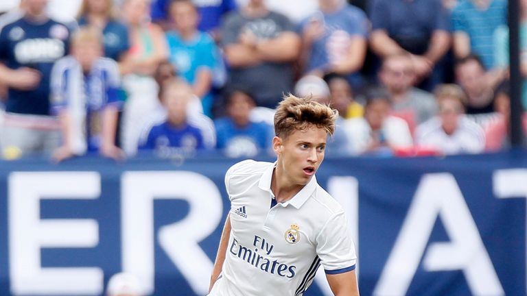 ANN ARBOR, MI - JULY 30:  Martin Odegaard #26 of Real Madrid looks for a shot against Chelsea at Michigan Stadium on July 30, 2016 in Ann Arbor, Michigan. 