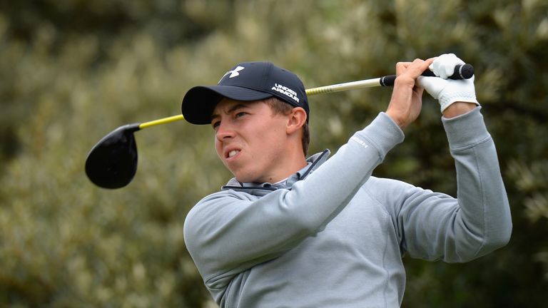 NORTH BERWICK, SCOTLAND - AUGUST 03:  Matthew Fitzpatrick of England plays his first shot on the 15th tee during the Aberdeen Asset Management Paul Lawrie 