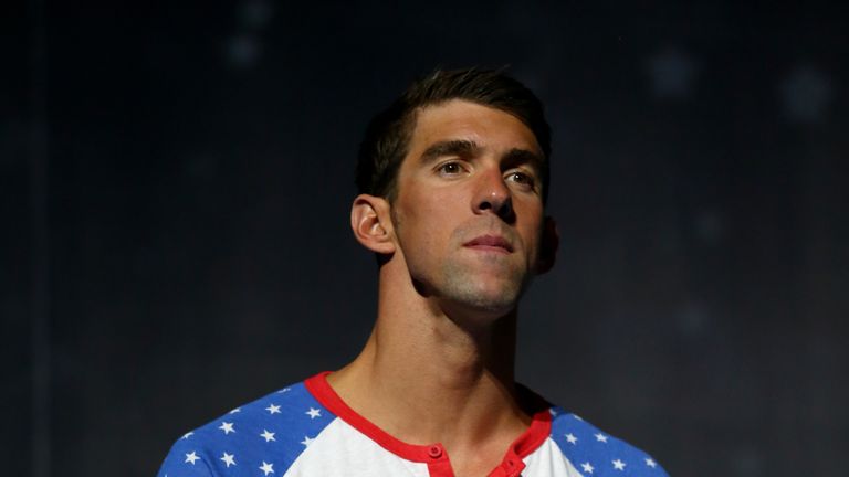 Michael Phelps of the United States 