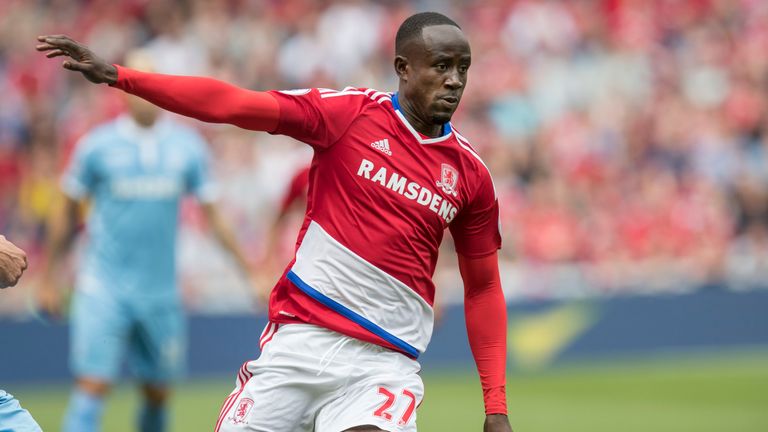 Albert Adomah is undergoing at medical at Aston Villa