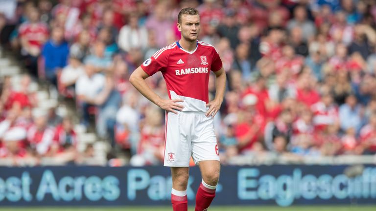 Middlesbrough defender Ben Gibson