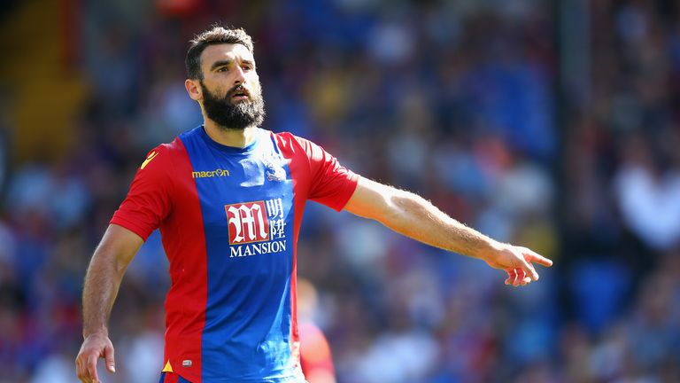 LONDON, ENGLAND - AUGUST 06:  Mile Jedinak of Crystal Palace in action during the Pre Season Friendly match between Crystal Palace and Valencia at Selhurst