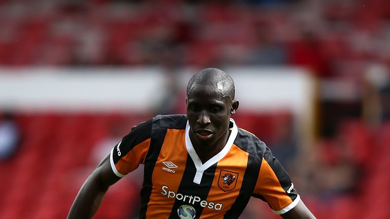 Mohamed Diame was in pre-season action for Hull last week