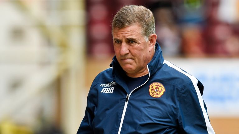 Motherwell manager Mark McGhee