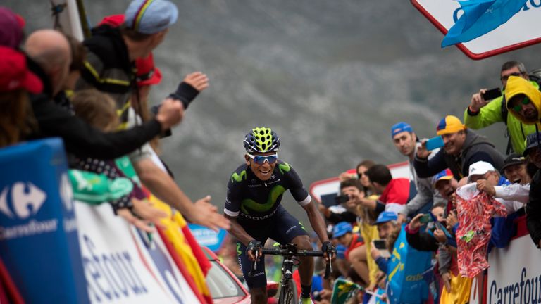 Nairo Quintana, Vuelta a Espana, stage 10