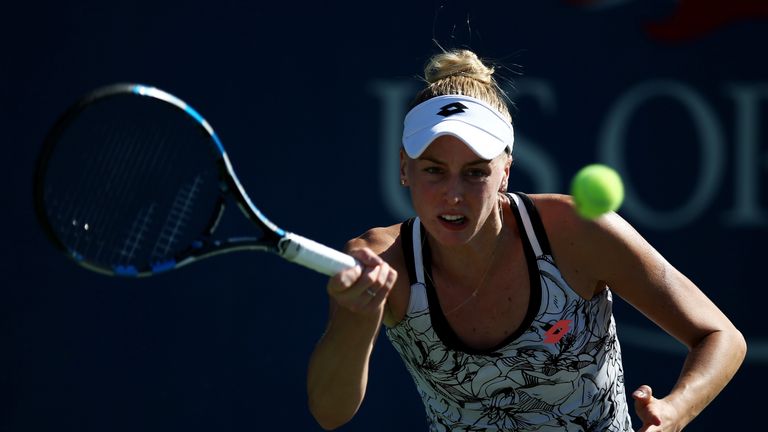 Naomi Broady has booked her place in the second round