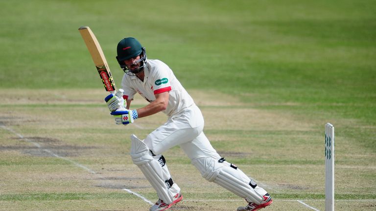 CHELTENHAM, UNITED KINGDOM - JULY 21: Ned Eckersley of Leicestershire bats during Day Two of the Specsavers County Championship Division Two match between 