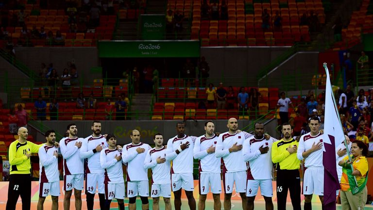 Qatar's handball squad for the Rio Olympics