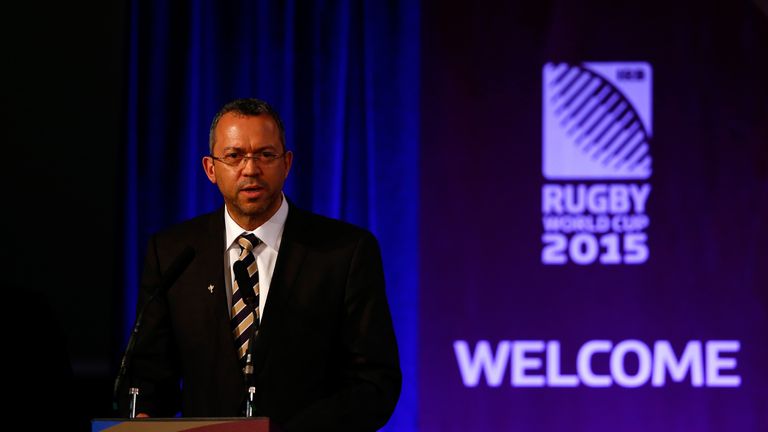 Former vice chairman of world rugby Oregan Hoskins 