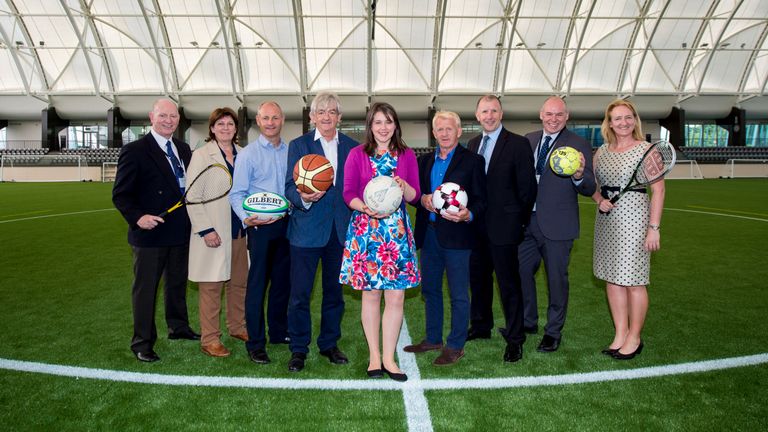 A variety of sports will be played at the new Oriam complex on the outskirts of Edinburgh