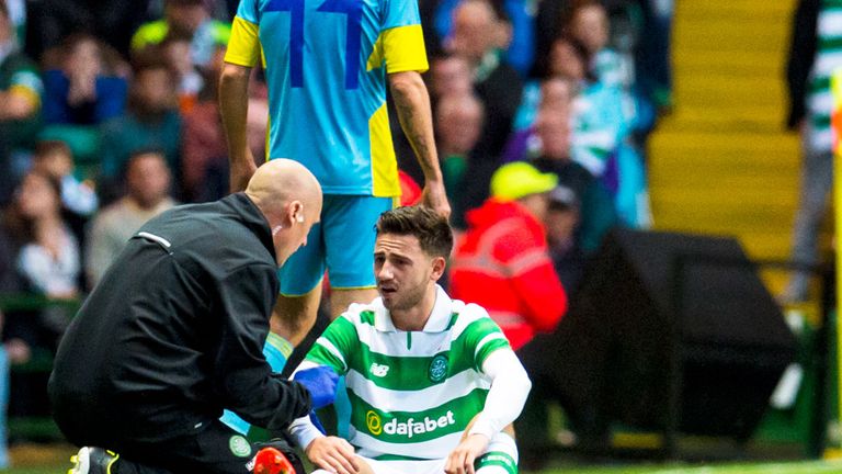 Patrick Roberts suffered a hamstring injury during the win over Astana