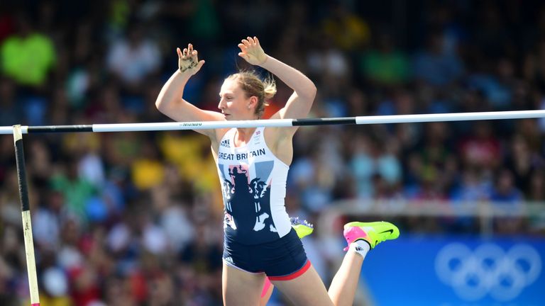 Holly missed out on an Olympic medal in the pole vault final
