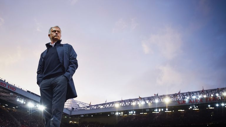 Jose Mourinho at Old Trafford
