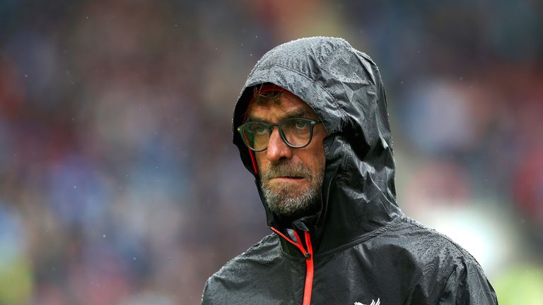 Jurgen Klopp prior to kcik-off at Turf Moor