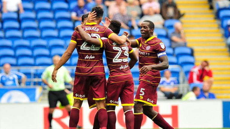 QPR players celebrate Steven Caulker's goal 