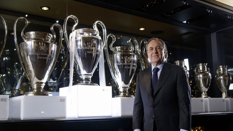 Florentino Perez says Real Madrid have a squad that is difficult to improve on 