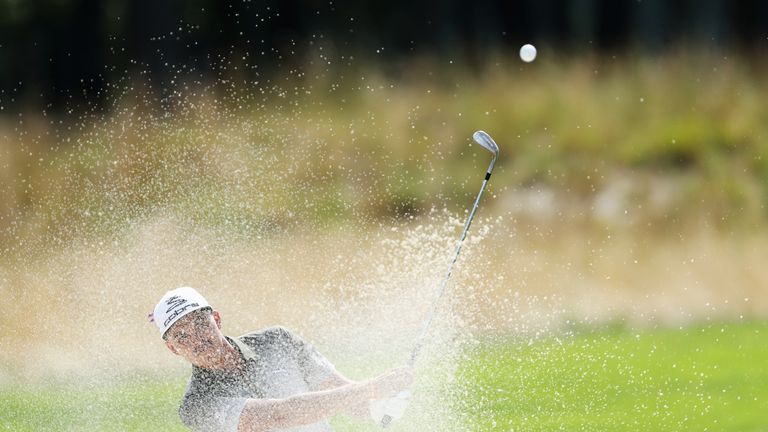 Rickie Fowler during the third round of The Barclays in the PGA Tour FedExCup Play-Offs