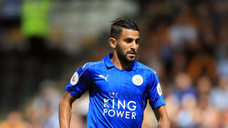 File photo dated 13-08-2016 of Leicester City's Riyad Mahrez PRESS ASSOCIATION Photo. Issue date: Wednesday August 17, 2016. Riyad Mahrez has admitted only