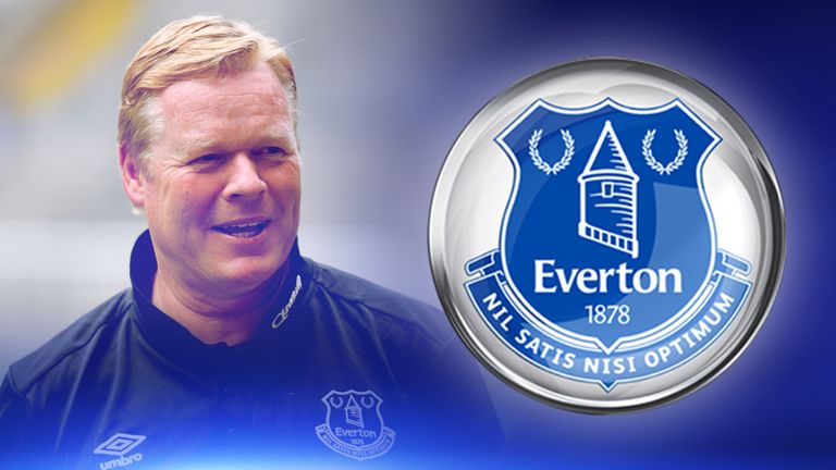 Ronald Koeman is Everton's new head coach for the 2016/17 season.
