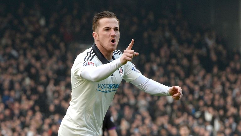 Ross McCormack celebrates scoring for Fulham