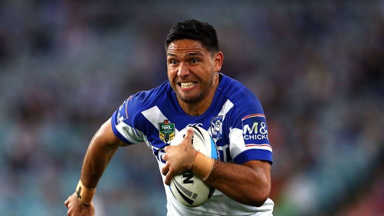 Canterbury Bulldogs winger Curtis Rona, who will join Western Force in 2017