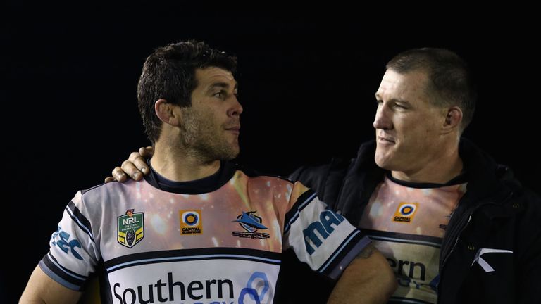 Cronulla duo Michael Ennis and Paul Gallen